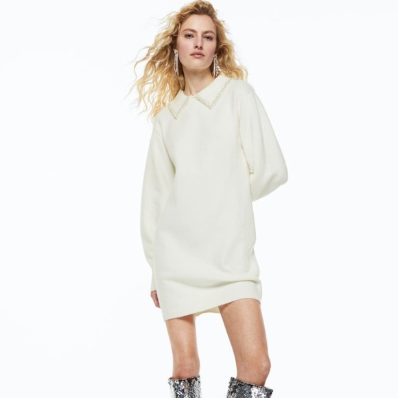 Collared Knit Dress - Picture 2 of 4